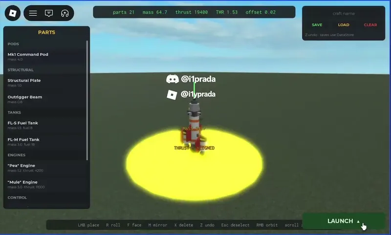 Rocket Builder & Flight